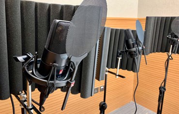 Singing rooms/voice recording studios